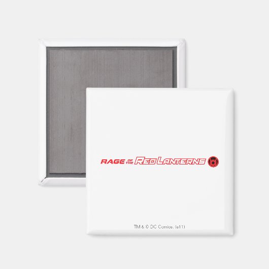 Rage van de Rode Lantaarns Magneet (Voorkant / Achterkant)