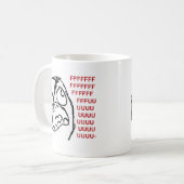 Rage vent fuuu fuuuu koffiemok (Voorkant links)