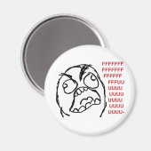 Rage vent fuuu fuuuu magneet (Voorkant / Achterkant)