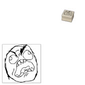 rageface rubberstempel (Gestempeld)