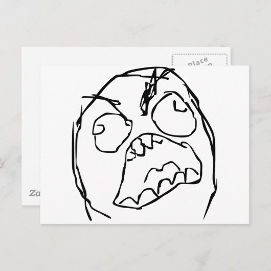 rageman briefkaart (Voorkant / Achterkant)