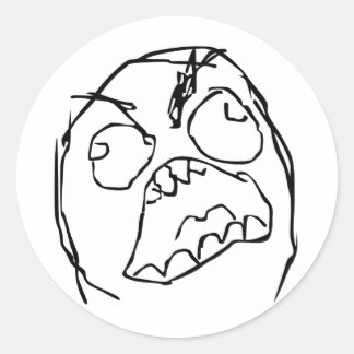 rageman ronde sticker