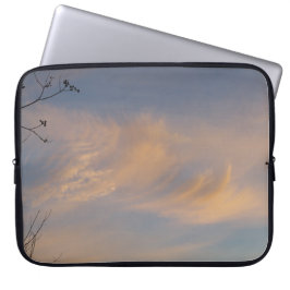 Ragfijne cirruswolken op een laptophoes laptop sleeve