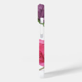 Ragfijne paarse bloempatroon Case-Mate iPhone case (Achterkant / Links)