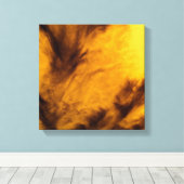 Ragfijne wolken - Goud Canvas Afdruk (Insitu (Houten vloer))