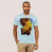 Ragfijne wolken - Goud T-shirt (Voorkant volledig)