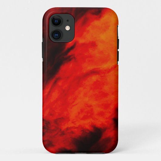 Ragfijne wolken - Oranje Case-Mate iPhone Case (Achterkant)