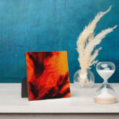 Ragfijne wolken - Oranje Fotoplaat (Insitu)