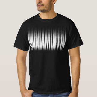 Raggamuffin Wazig Effect Typografie Reggae T-shirt