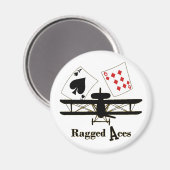 Ragged Aces Ace Magnet (Voorkant / Achterkant)