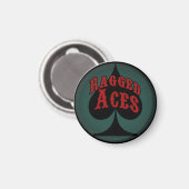 Ragged Aces Magnet (Voorkant / Achterkant)