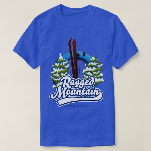 Ragged Mountain New Hampshire ski 1 T-shirt (Design voorkant)
