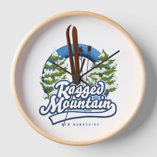 Ragged Mountain New Hampshire ski logo (Voorkant)