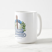 Ragged Mountain New Hampshire ski logo Koffiemok (Voorkant rechts)