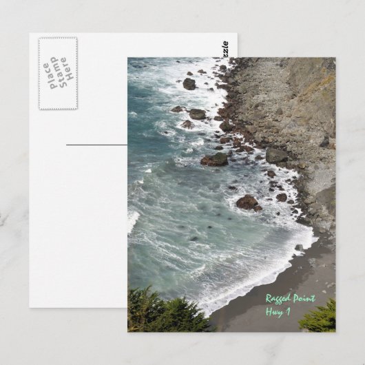 Ragged PointHwy 1 Briefkaart (Voorkant / Achterkant)