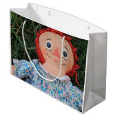 Raggedie Ann Doll 1 Large Cadeautasje (Achterkant Gekanteld)