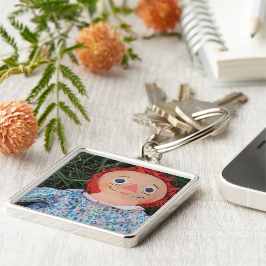 Raggedie Ann Doll 1 Sleutelhanger (Zijkant)