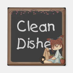 Raggedie Annie Apples Dishwasher Magnet