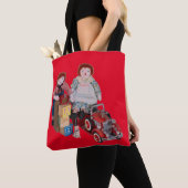 Raggedy Ann & Andy poppen met speelgoed Tote Bag (Dichtbij)