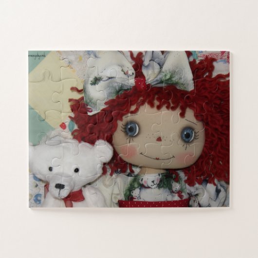 Raggedy Ann Doll & Polar Bear #2 jigsaw puzzle Legpuzzel (Horizontaal)