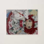 Raggedy Ann-pop en ijsbeer Legpuzzel (Horizontaal)