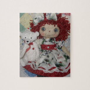 Raggedy Ann-pop en ijsbeer Legpuzzel