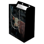 "Raggedy" De Familiekoe - Middelgrote cadeautas (Achterkant Gekanteld)