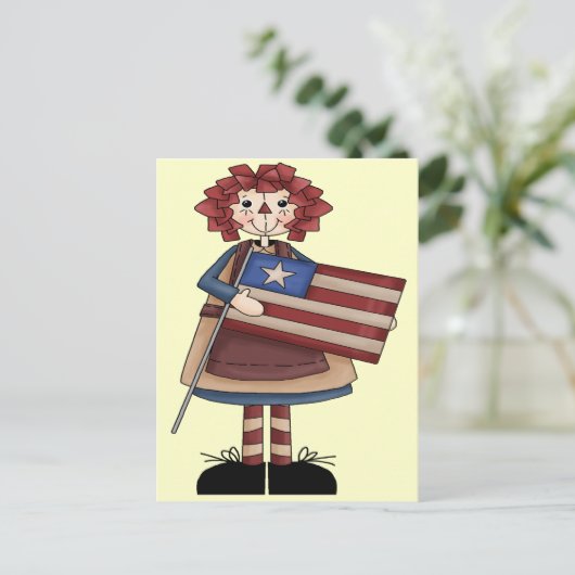 Raggedy Juli Briefkaart (Staand voorkant)