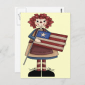 Raggedy Juli Briefkaart (Voorkant / Achterkant)