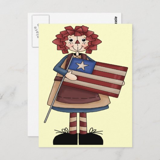 Raggedy Juli Briefkaart (Voorkant / Achterkant)