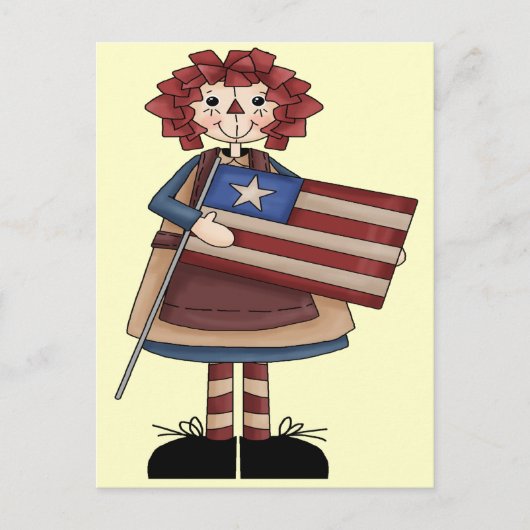 Raggedy Juli Briefkaart (Voorkant)