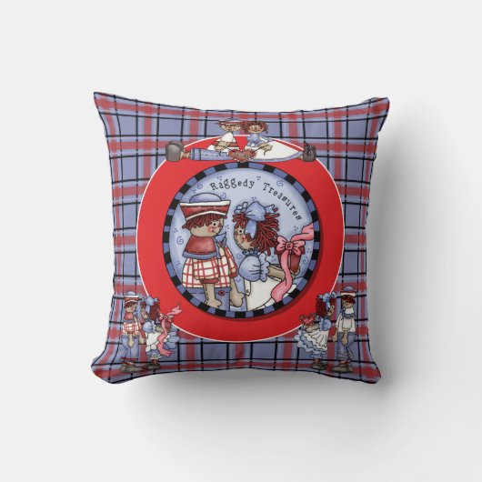 Raggedy Treasures Pillow Kussen (Voorkant)