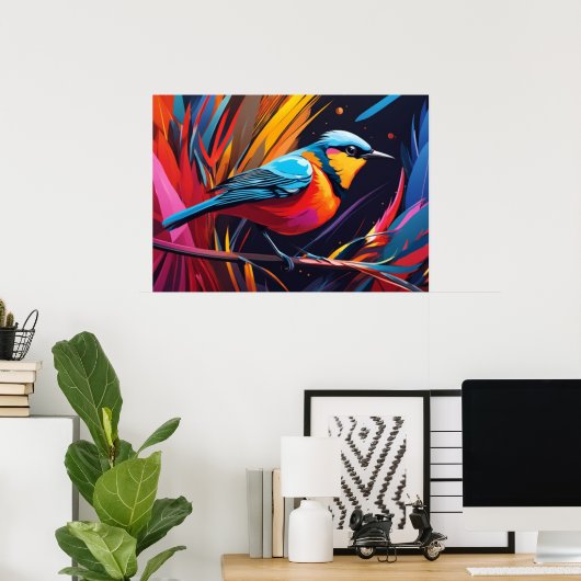 Raggiana-Poster Poster (Thuiskantoor)