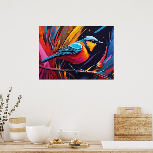 Raggiana-Poster Poster (Keuken)