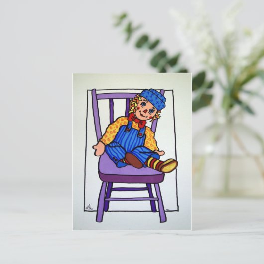 Raggy Andy Briefkaart (Staand voorkant)