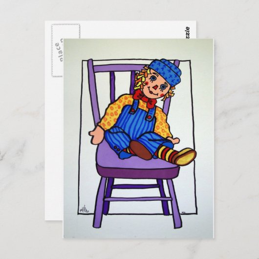 Raggy Andy Briefkaart (Voorkant / Achterkant)