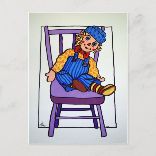 Raggy Andy Briefkaart (Voorkant)