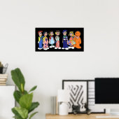 Raggy pops cartoon poster (Thuiskantoor)