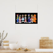 Raggy pops cartoon poster (Keuken)