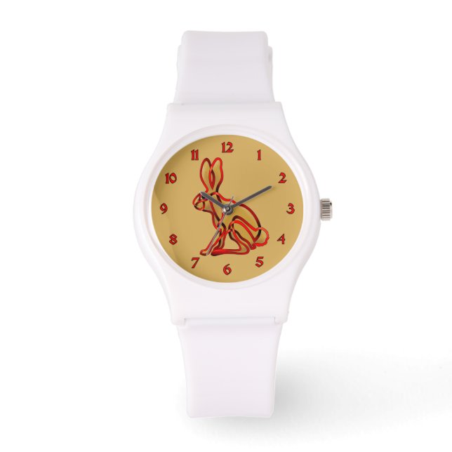 Ragin' Rabbit Horloge (Voorkant)