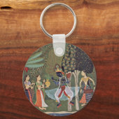 Râginâ vasanta (lente) Krishna dansend naar de mui Sleutelhanger (Voorkant)