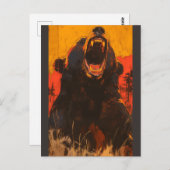 Raging beer briefkaart (Voorkant / Achterkant)