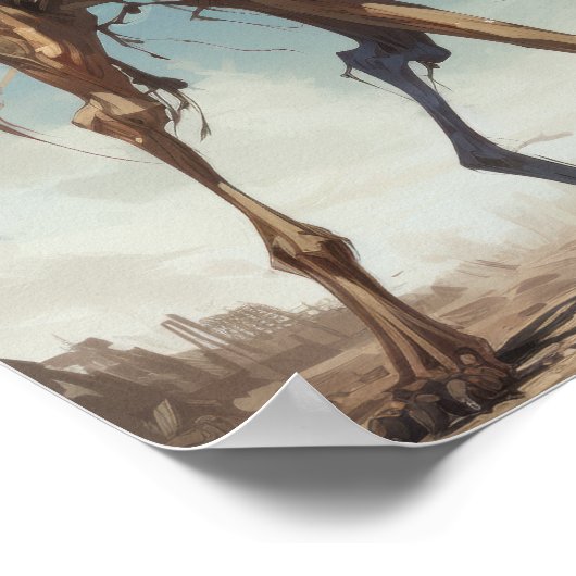 Raging Behemoth: Furious Giant Dog Poster (Hoek)