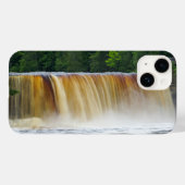 Raging boven Tahquamenon Hoesje-Mate iPhone Case (Achterkant (horizontaal))