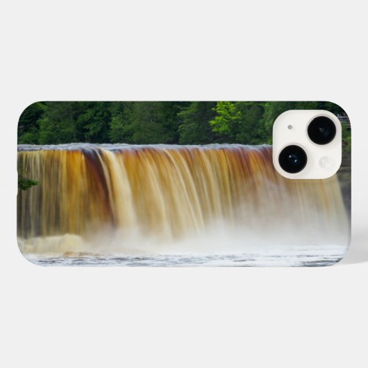 Raging boven Tahquamenon Hoesje-Mate iPhone Case (Achterkant (horizontaal))