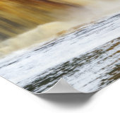 Raging bovenaan Tahquamenon Poster (Hoek)