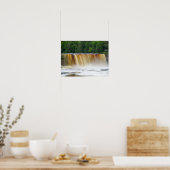 Raging bovenaan Tahquamenon Poster (Keuken)