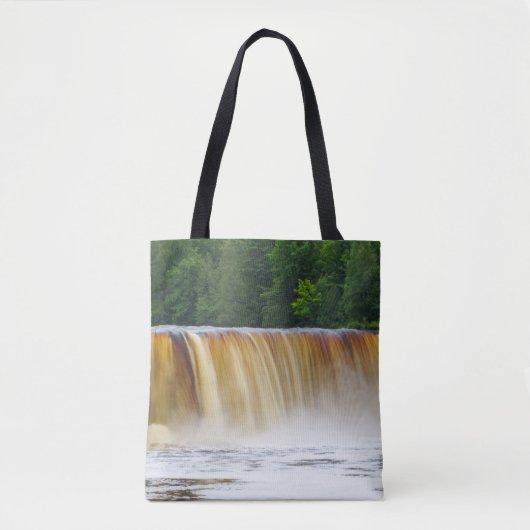 Raging bovenaan Tahquamenon Tote Bag (Voorkant)