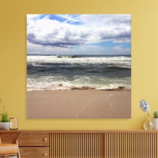 Raging-breedte (volledig uitzicht) canvas afdruk (Insitu (Woonkamer))