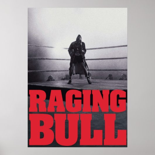 Raging Bull-titel Poster (Voorkant)